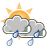 Regenwetter und schwache Wärmereize